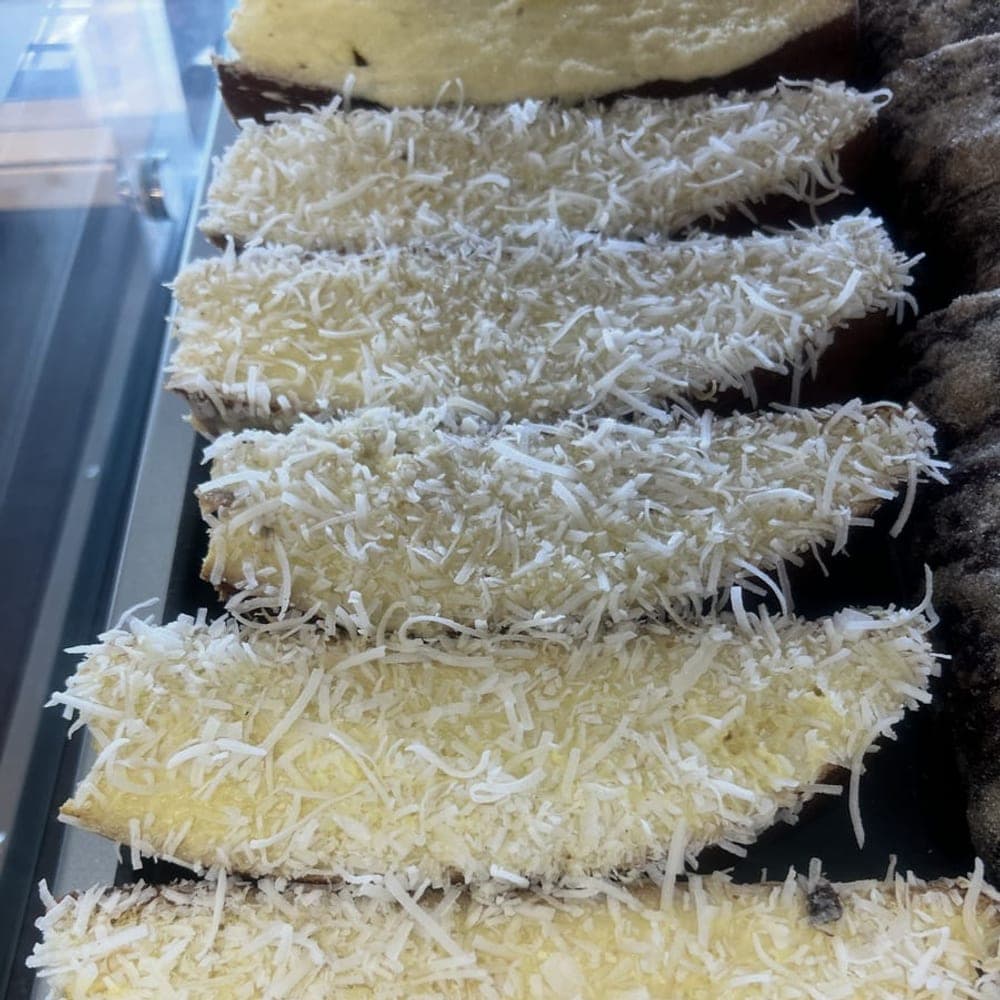 Coconut & Vanilla Slice